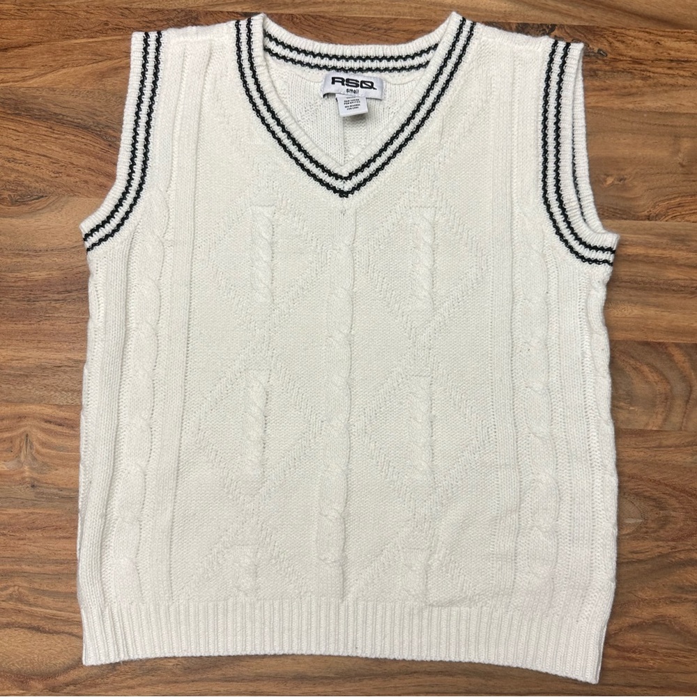 RSQ Cable Knit Sweater Vest